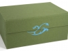 Design stencilled in acrylic