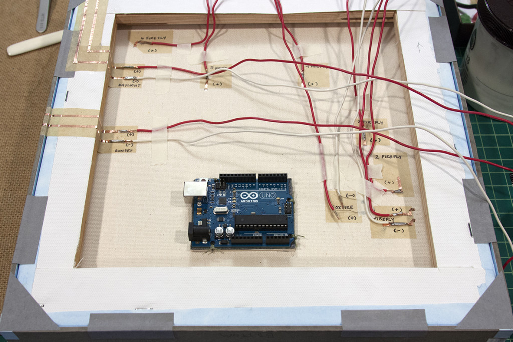 33 wire circuitry and arduino